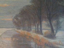 Öl auf Holz Antik Gemälde