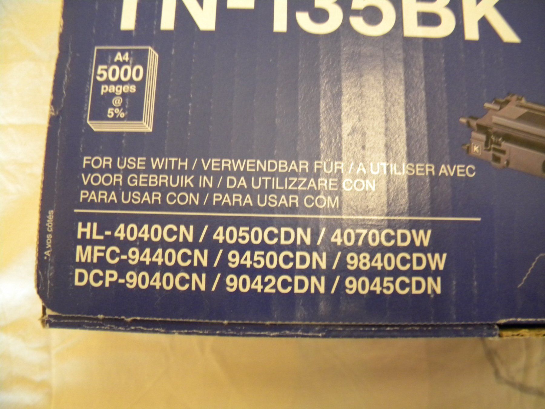 Brother Cartucce per stampanti & toner: TN-135BK Brother – Nuovo e nell'imballaggio originale da Bühler venduto da Wini100 1