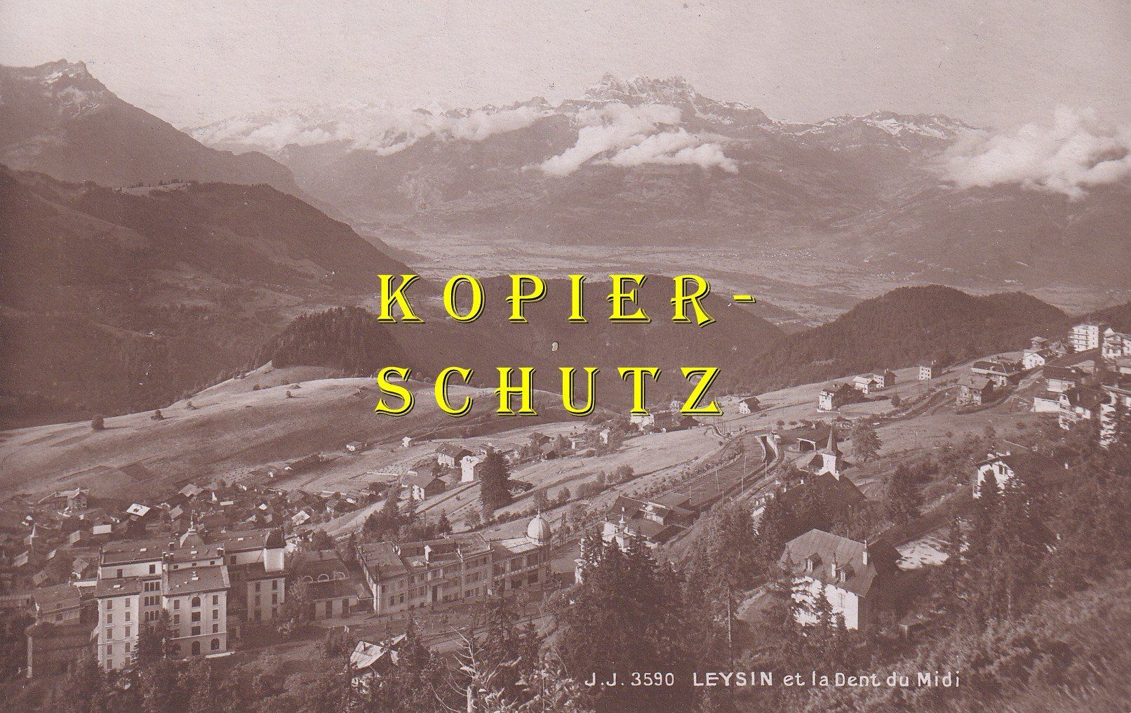 Cartoline postali: Leysin et la Dent du Midi /bc – Usato da Hombrechtikon venduto da Rudolf07