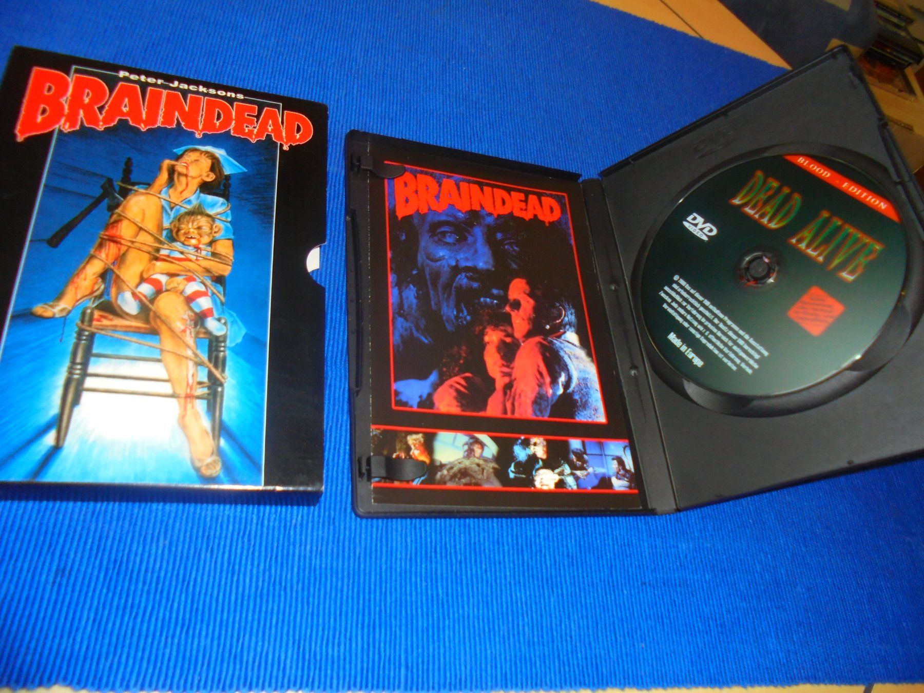 Alle DVDs: DVD BRAINDEAD  -Peter Jackson / ca. 109 min.Widescreen – Neu (gemäss Beschreibung) aus Wattenwil von