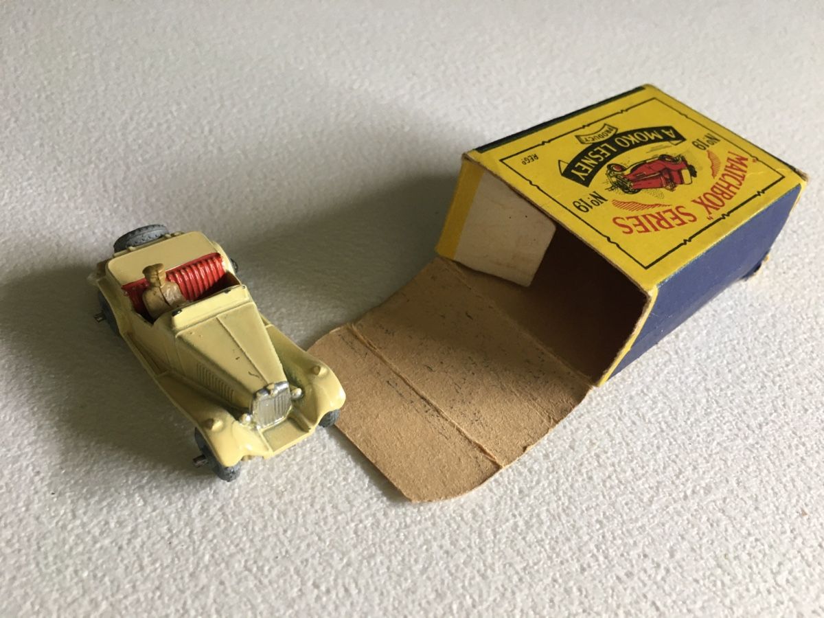 Matchbox Modellini d'auto: Lesney MG Midget 19a – Usato da Grellingen venduto da Toyhamster 4