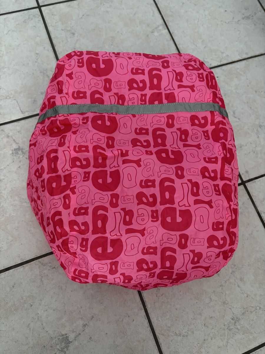 Ergobag Borse & Zaini: Pinke Kinder ergobag -schulthek-Regenhülle , Regenschutz – Usato da Sevelen venduto da gsandax