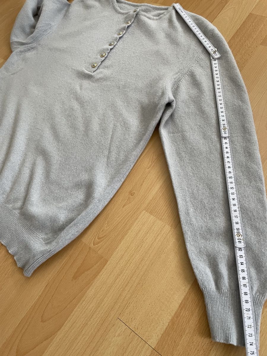 Maglioni & Felpe: Pull Angora gris avec boutons, taille L – Usato da Vuippens venduto da ale_6gkb 4