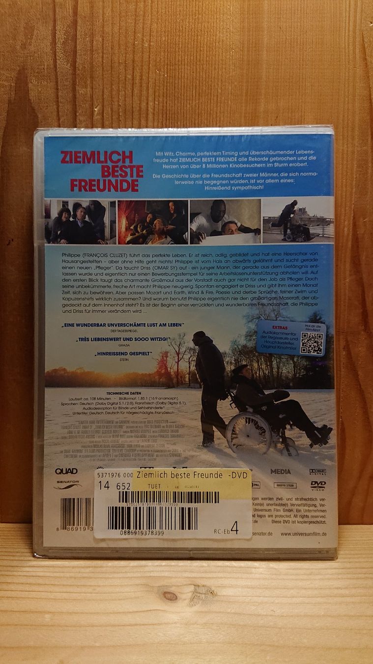 Tous les DVDs: ZIEMLICH BESTE FREUNDE Intouchables DVD – Neuf avec emballage d'origine à Wilderswil par Exebub 1