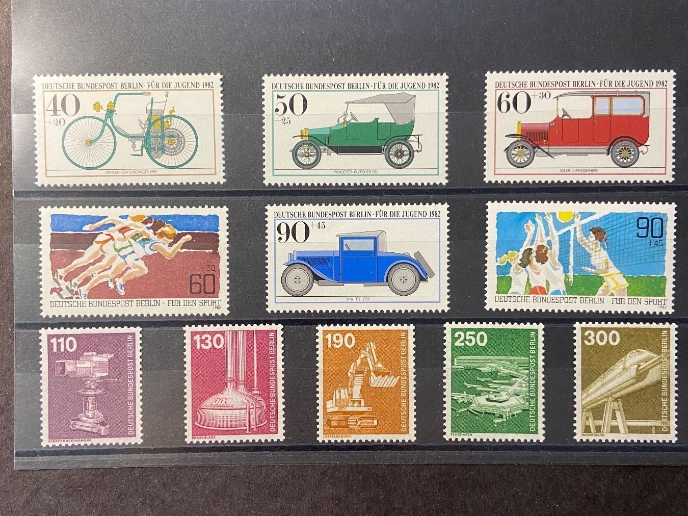 Alle Briefmarken: Berlin 1982 Jahresausgabe ** – Gebraucht aus Wil SG von fva01 1