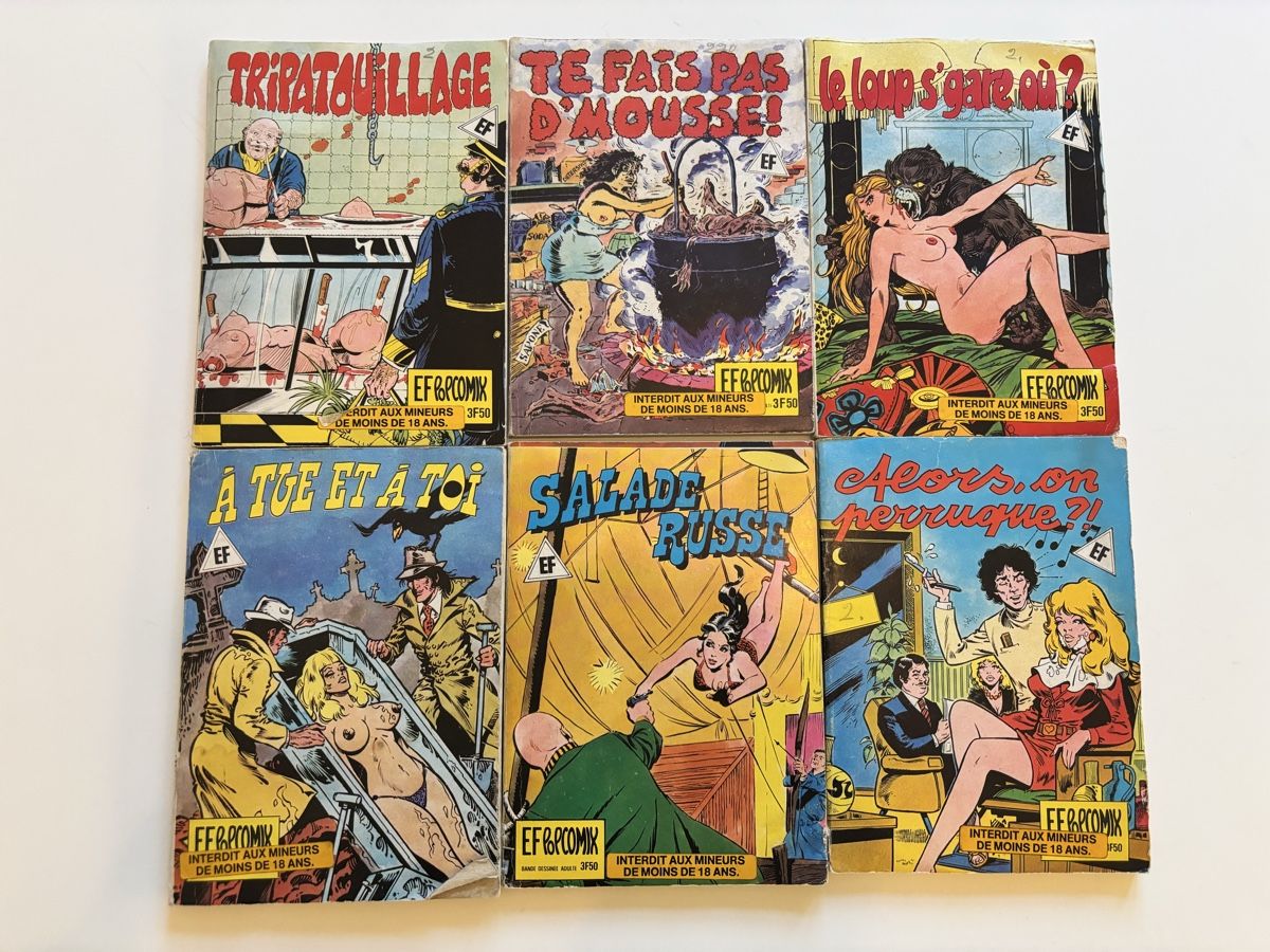 Fumetti: ELVIFRANCE - 6x EF PoPCOMIX – Usato da Bern venduto da jcmda