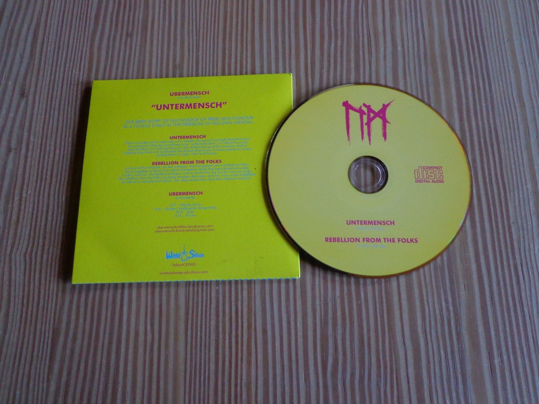 CD: Ubermensch-Unter.. CD 2020 Black Metal – Nuovo (secondo la descrizione) da Brienz BE venduto da INTERNALFIRE 1