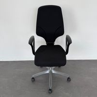 Giroflex G64 Bürodrehstuhl mit Armlehnen - Schwarz gemustert