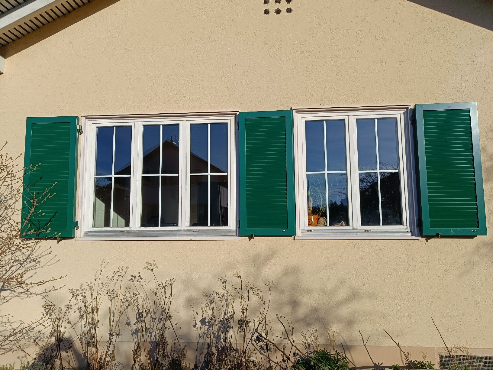 Baustoffe: Aluminium Festerladen 3-fach – Gebraucht aus Zofingen von