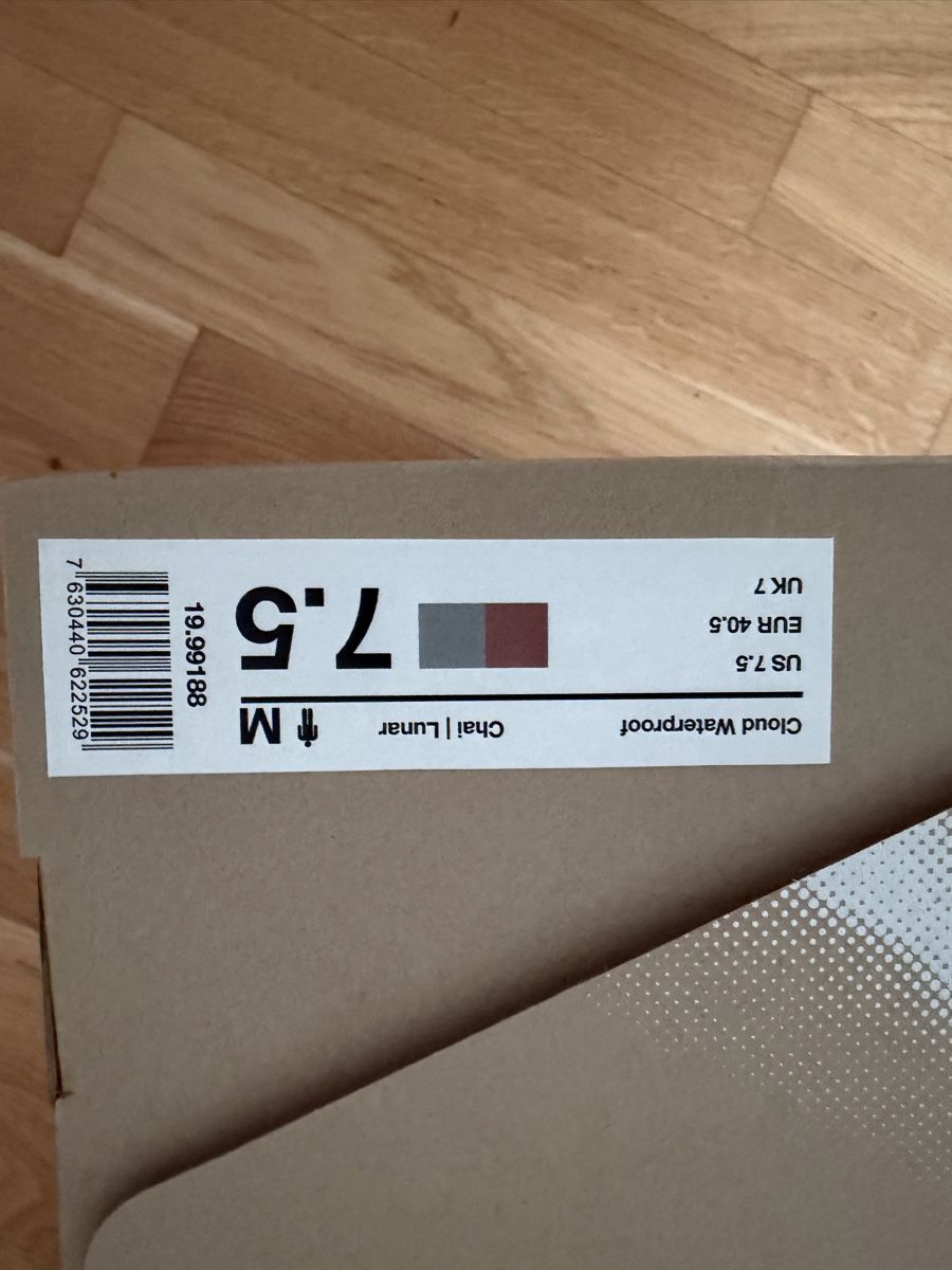 On Scarpe da uomo: On Schuhe waterproof 40.5 chai/lunar M – Nuovo (secondo la descrizione) da Kriens venduto da sunny9193 3