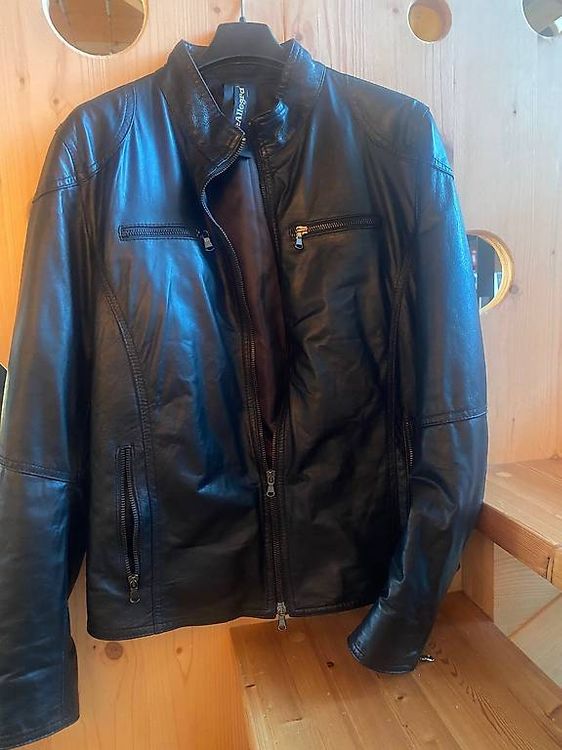 Giacche: Giacca in pelle nera Kikkallegra – Usato da Arzo venduto da lor_9pzy
