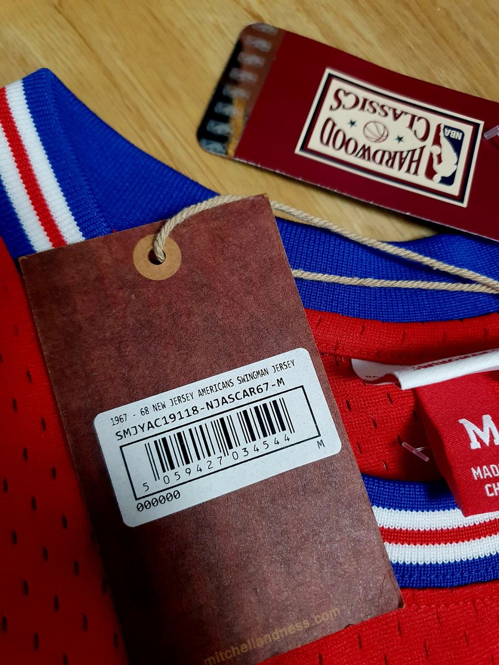 Mitchell & Ness Leibchen & Hosen: NEW JERSEY TRIKOT MITCHELL NESS GRÖSSE M NEU – Neu (gemäss Beschreibung) aus St. Gallen von CaliSunshine 3