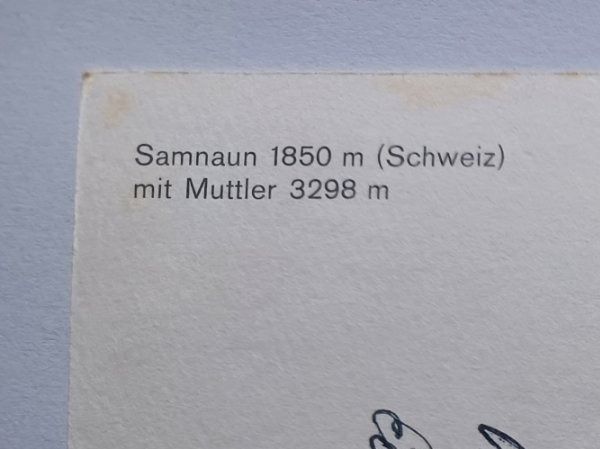 Cartoline postali: Nr. 19392, Samnaun, 1983, Stempel Samnaun – Usato da Aarau Rohr venduto da mgvw 2