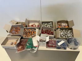Post. div El. Anschluss Material/Stromklemmen, Hülsen ab 1.-