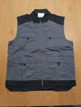 Arbeitsweste Herren grau L NEU