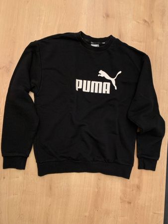 Puma Sweatshirt schwarz mit Logo Grösse 36