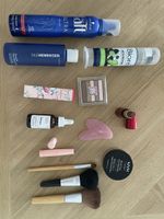 A collection of beauty products