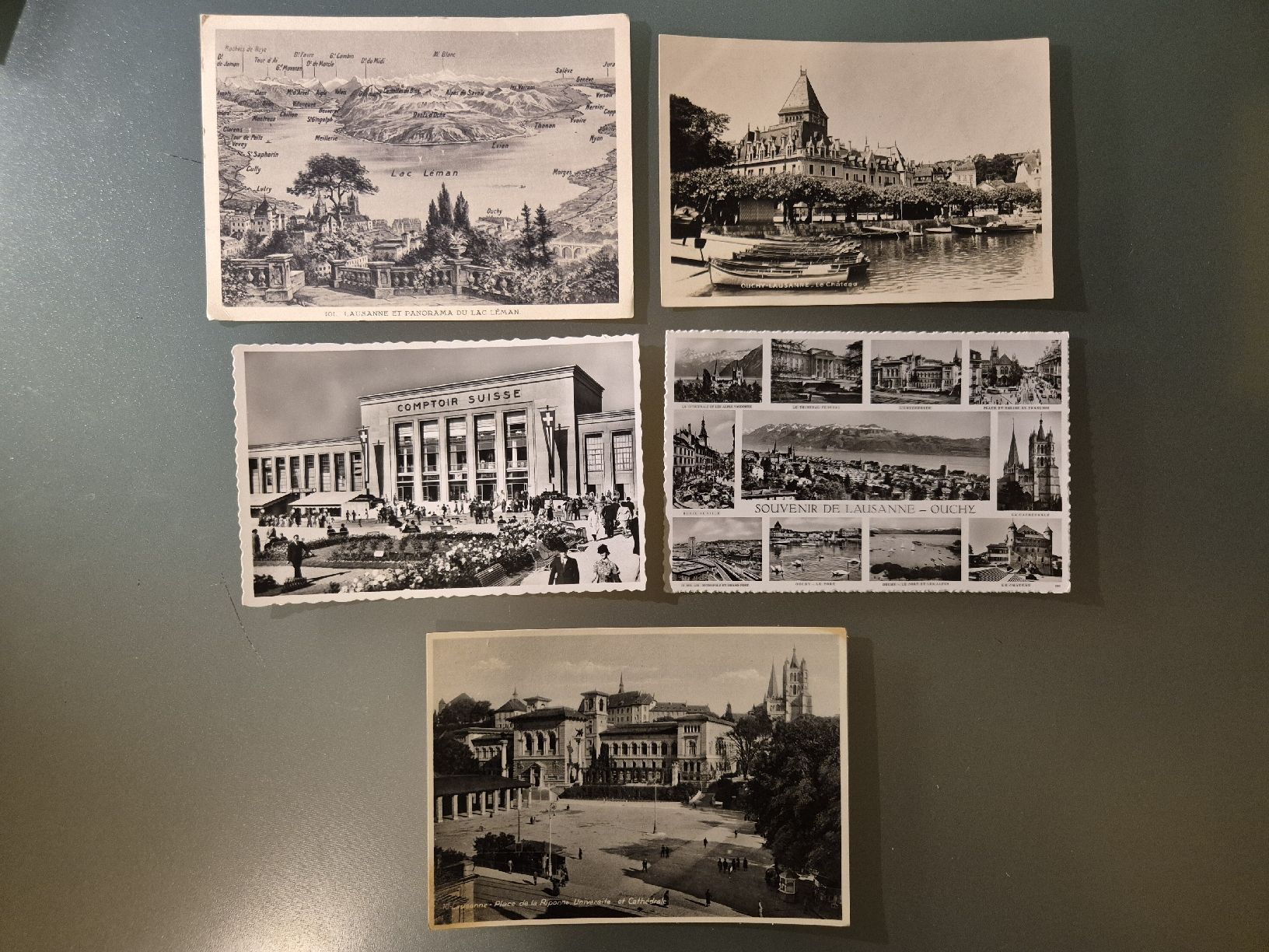 Cartoline postali: Lausanne et Ouchy – Usato da La Sarraz venduto da Pelletf