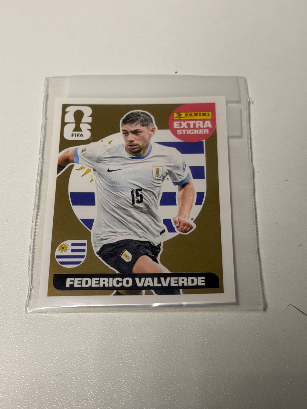 Panini Sammelbilder & Trading cards: Panini Extra Sticker Federico Valverde Gold – Gebraucht aus Reiden von CDowner