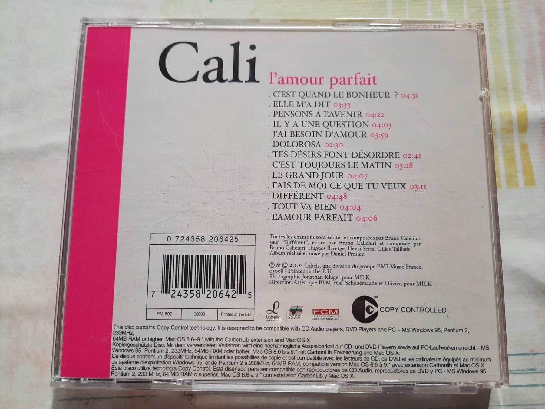 CD: Cd Cali - L'amour parfait – Usato da Pully venduto da bro_n52j 1