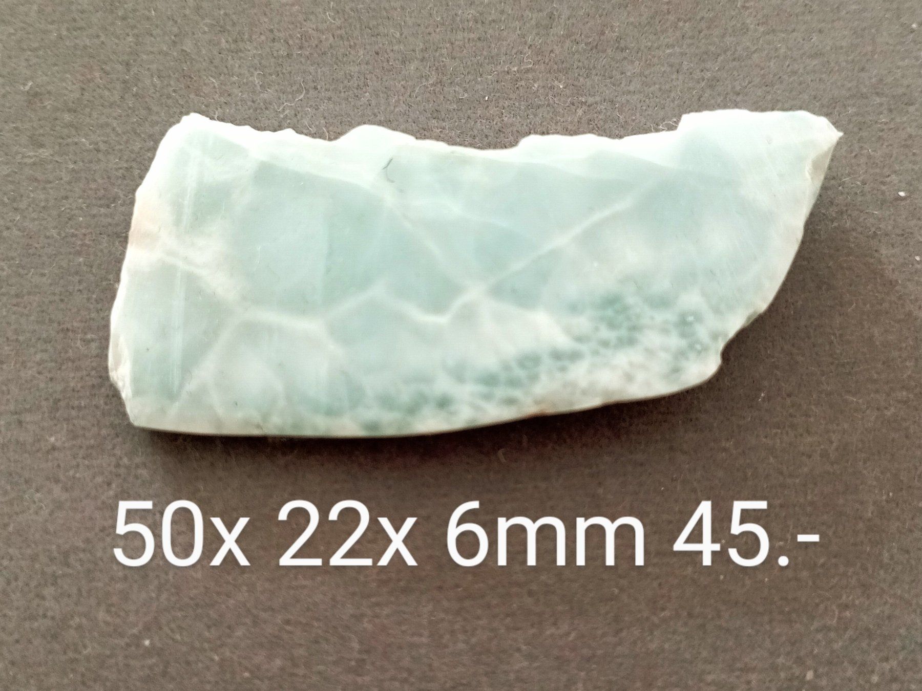 Minerali & Pietre curative: Schöner LARIMAR 50x22x6 mm – Usato da St. Gallen venduto da nataraj