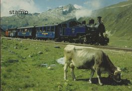 AK Dampfbahn Furka Bergstrecke