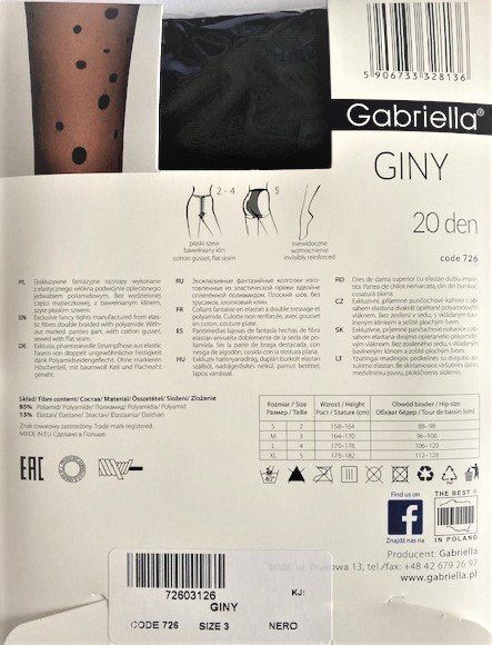 Calze & Collant: Strumpfhose Gabriella Giny – Nuovo e nell'imballaggio originale da Menziken venduto da chianti10 1