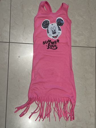 Sommerliches Kleid, Gr. 110/116, Minnie Maus, Top Zustand!
