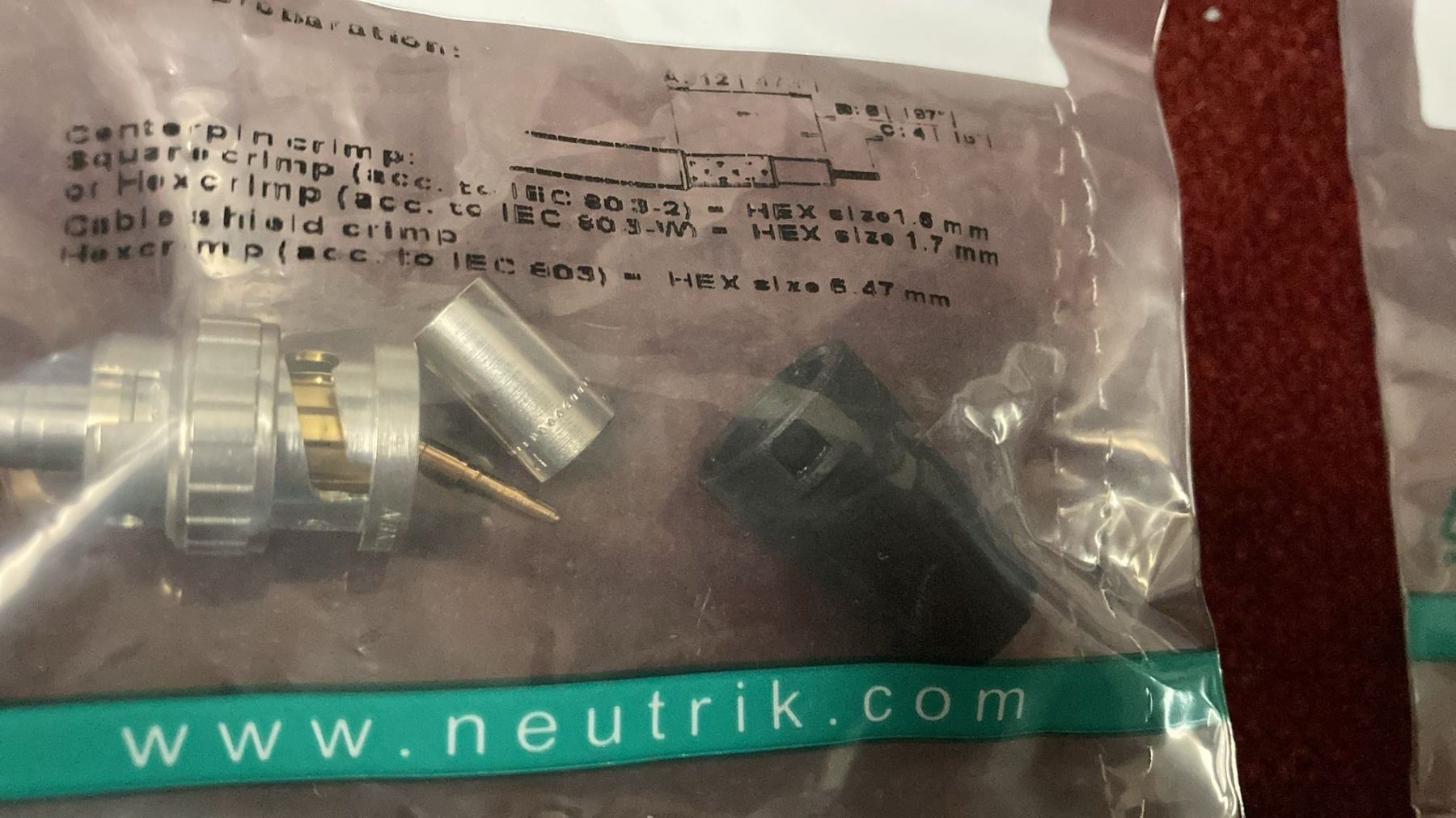 Neutrik Kabel: 11 Neutrik NBNC75BLP9 BNC-Stecker – Neu und originalverpackt aus Dietikon von Rima57 1