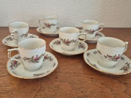 Service à café espresso porcelaine ROSENTHAL SANSSOUCI
