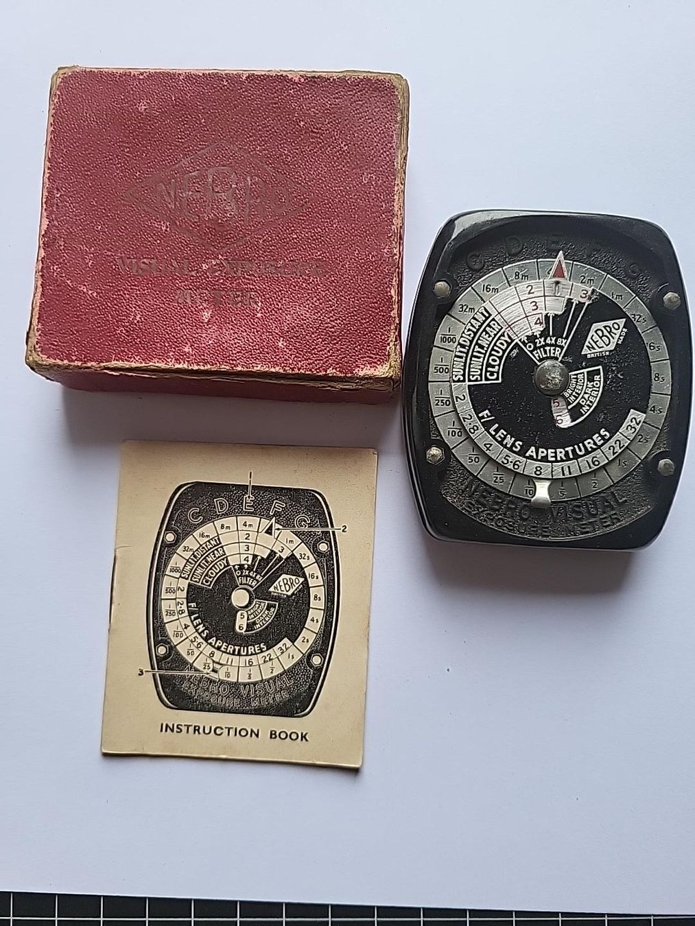 Messen: Nebro Visual Exposure Meter mit Box & Anleitung #101 – Gebraucht aus Dachsen von MacheSache