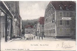 LE LOCLE, rue du pont