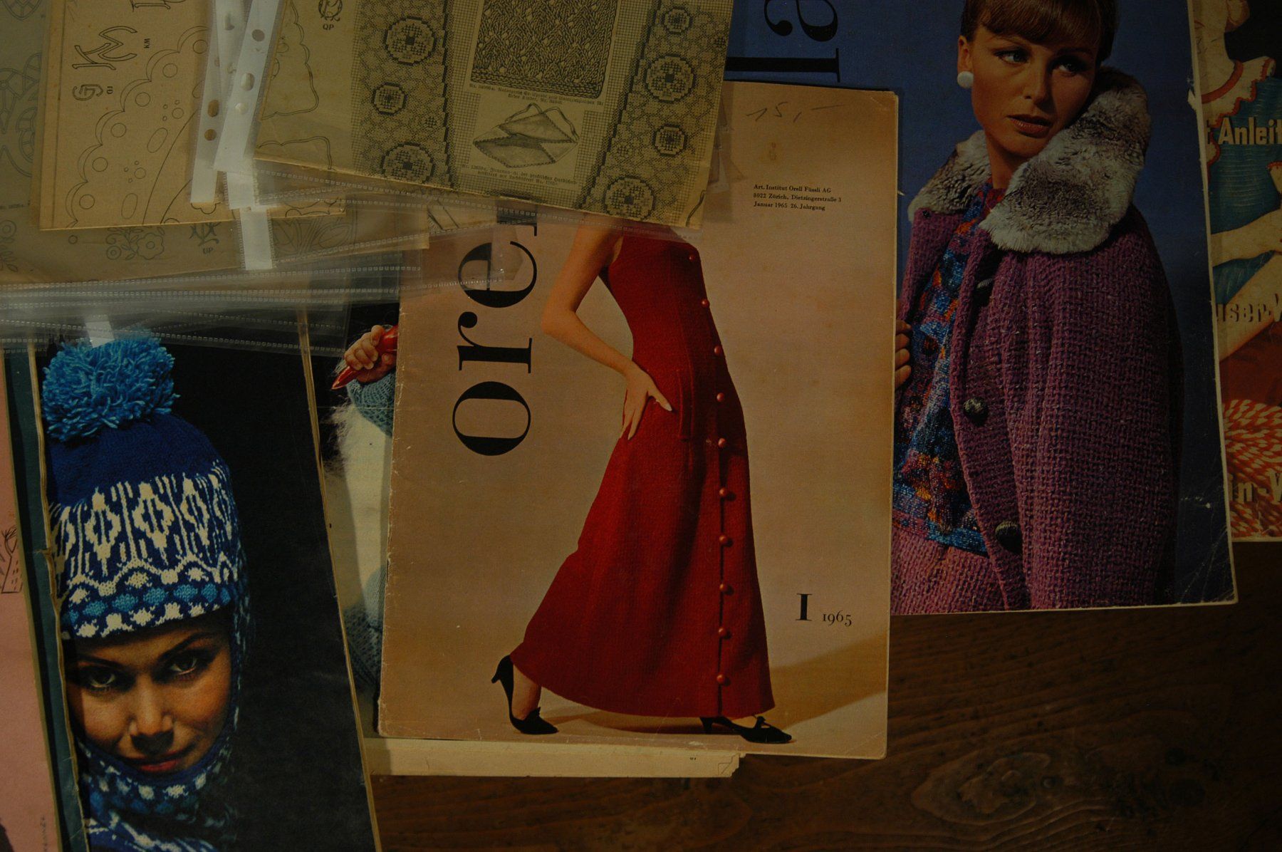 Cartamodelli: Diverse Strickmuster, Modezeitschriften – Usato da Herisau venduto da Wisen 3
