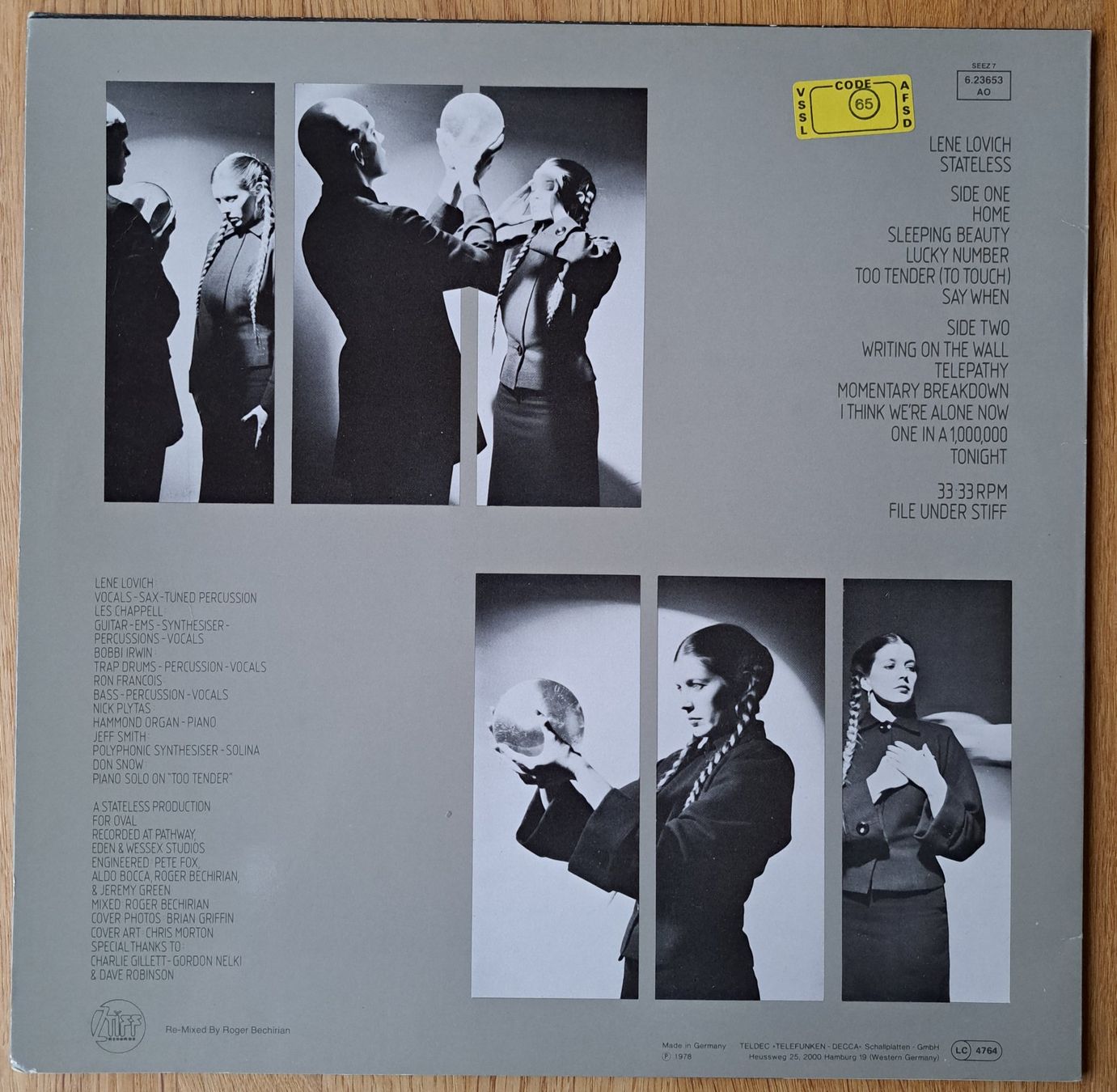 Schallplatten: Lene Lovich - Stateless – Gebraucht aus Meggen von  1