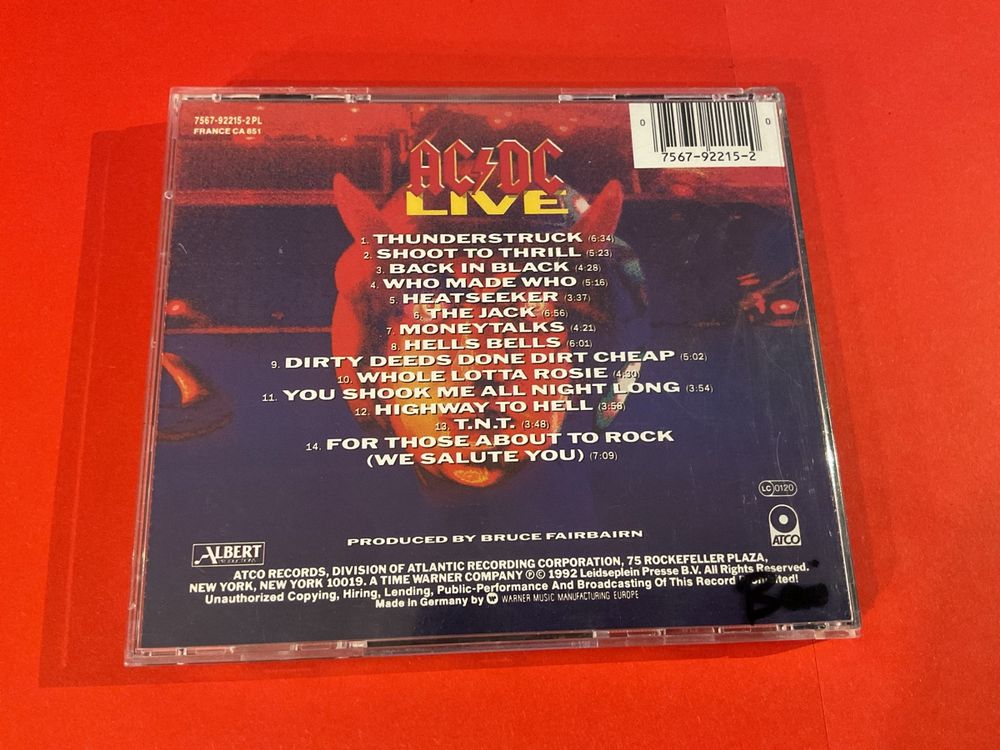 AC/DC - Live - CD - Top Zustand - Klassiker! 🤘🎸🔥🎶1992 (Gebraucht) in ...