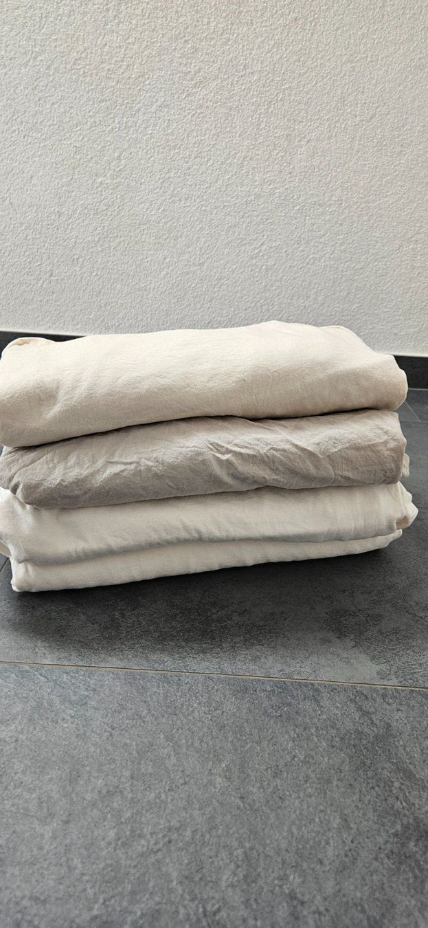 Micasa Biancheria da letto: Fixleintücher, Baumwolle, beige-Töne, neu – Nuovo (secondo la descrizione) da Appenzell Steinegg venduto da 210935