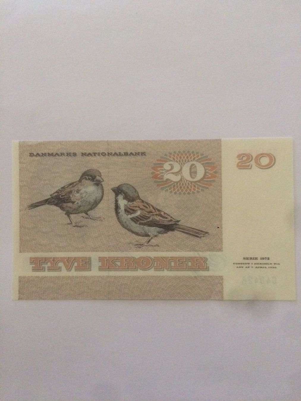 Billets de banque: Banknote Dänemark 20 Kroner – Neuf avec emballage d'origine à Muralto par Alex1912 1