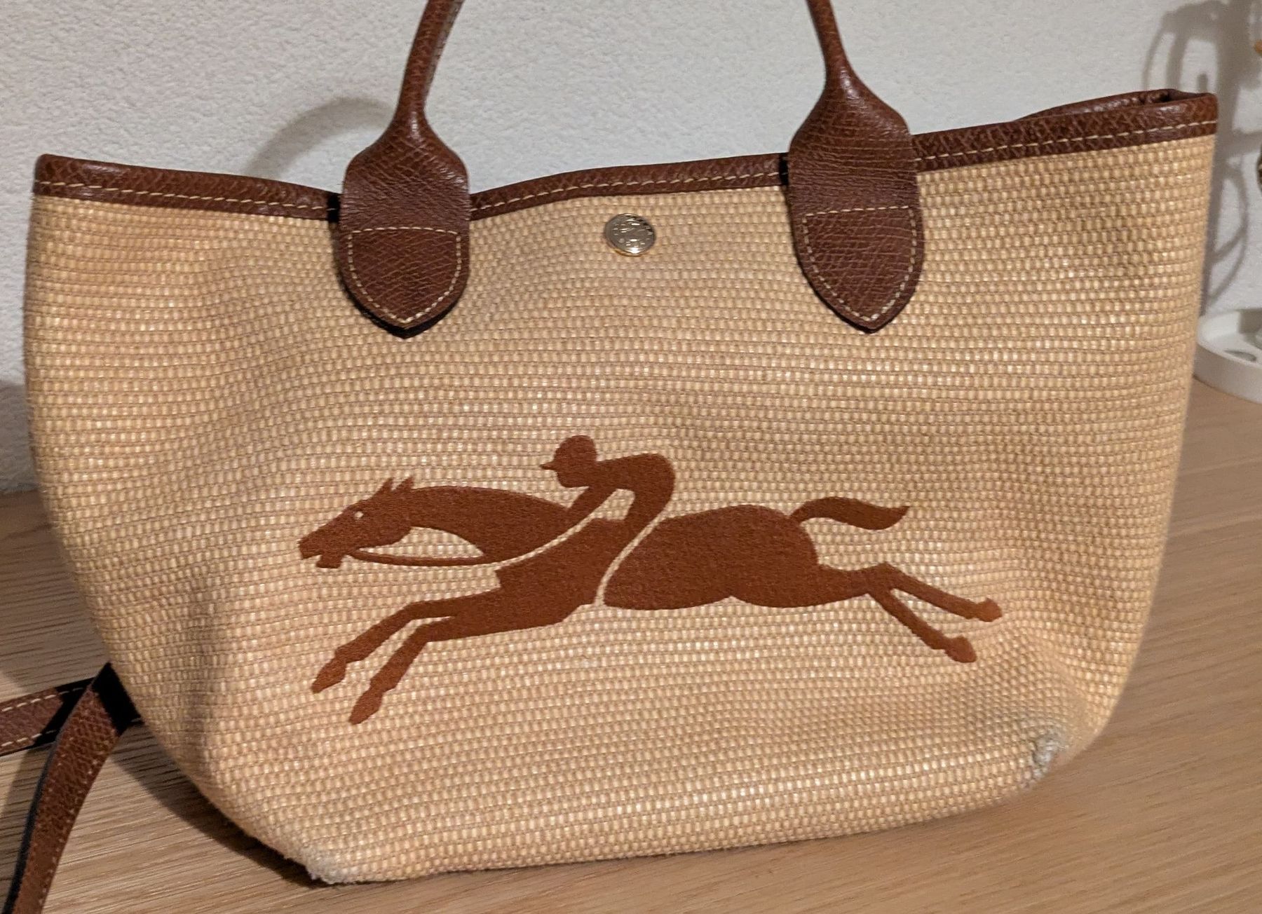 Longchamp Taschen für Damen: Sac cabas Longchamp beige marron – Gebraucht aus Morens FR von Lolita1802