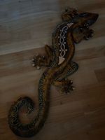 Wand Dekoration aus Holz / Gecko