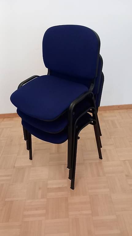 Chaises: 3 Stühle blau, gepolstert  – D'occasion à Uster par MonikaS010203 1