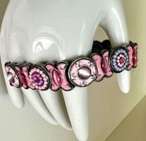 Romantisches Vintage-Armband – Emaille & Blüten
