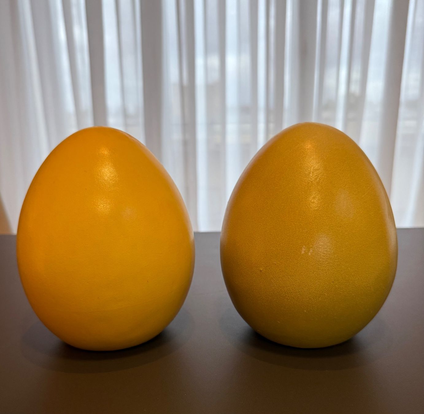 Tutte le decorazioni: 2 grosse Keramik Eier    DEKORATION – Usato da Subingen venduto da ArtBead