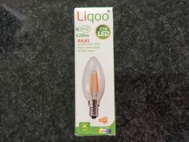 6 Glühbirnen Liqoo E14 LED, NEU