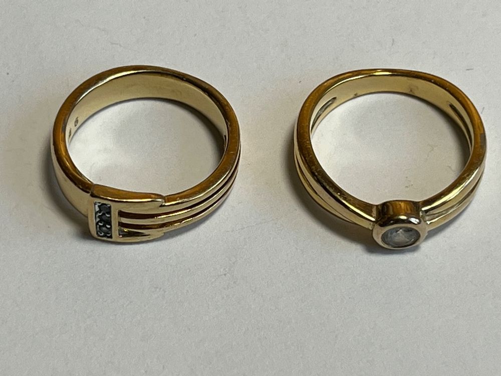 2 Pierre Lang Ringe vergoldet | Kaufen auf Ricardo