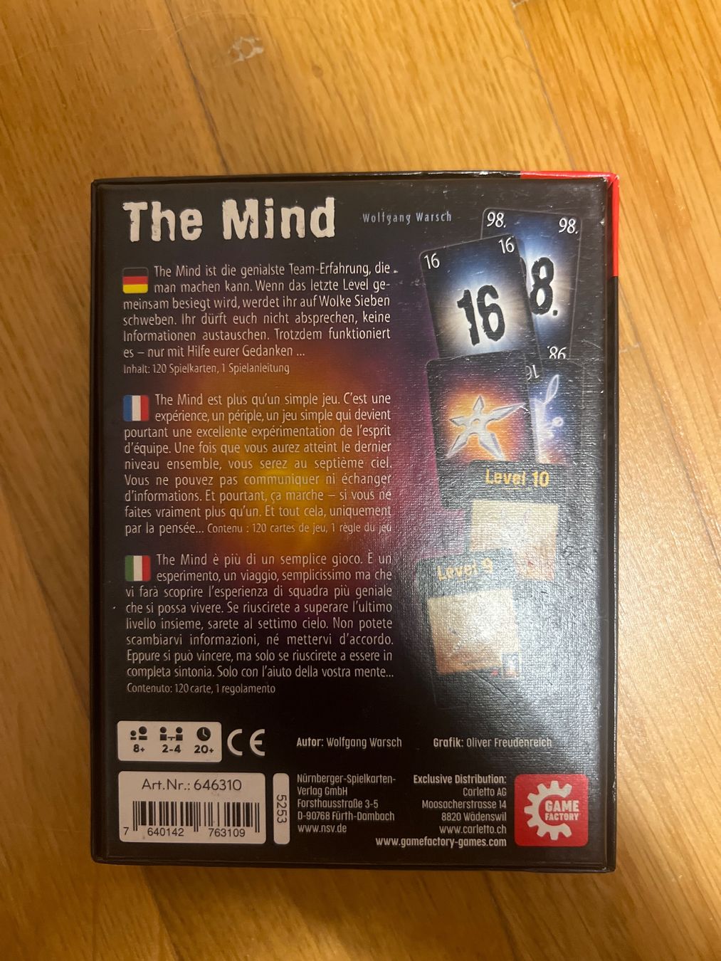 Giochi: Spiel The Mind – Usato da Dulliken venduto da imi_j6mz 1
