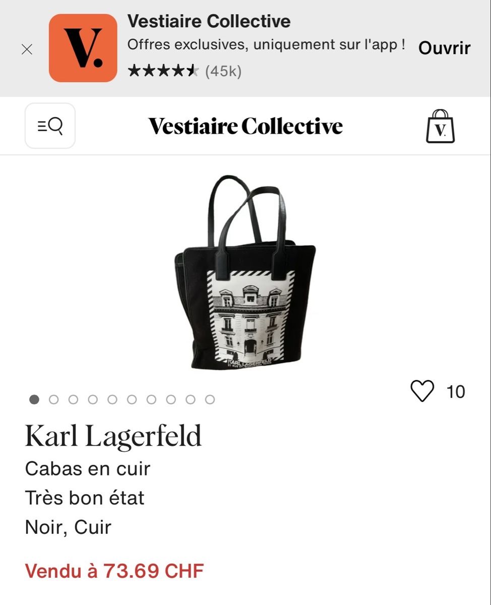 Karl Lagerfeld Borse: Karl Lagerfeld Sac à main Neuf! – Nuovo (secondo la descrizione) da Fribourg venduto da VSL-LUXE-BRAND 5