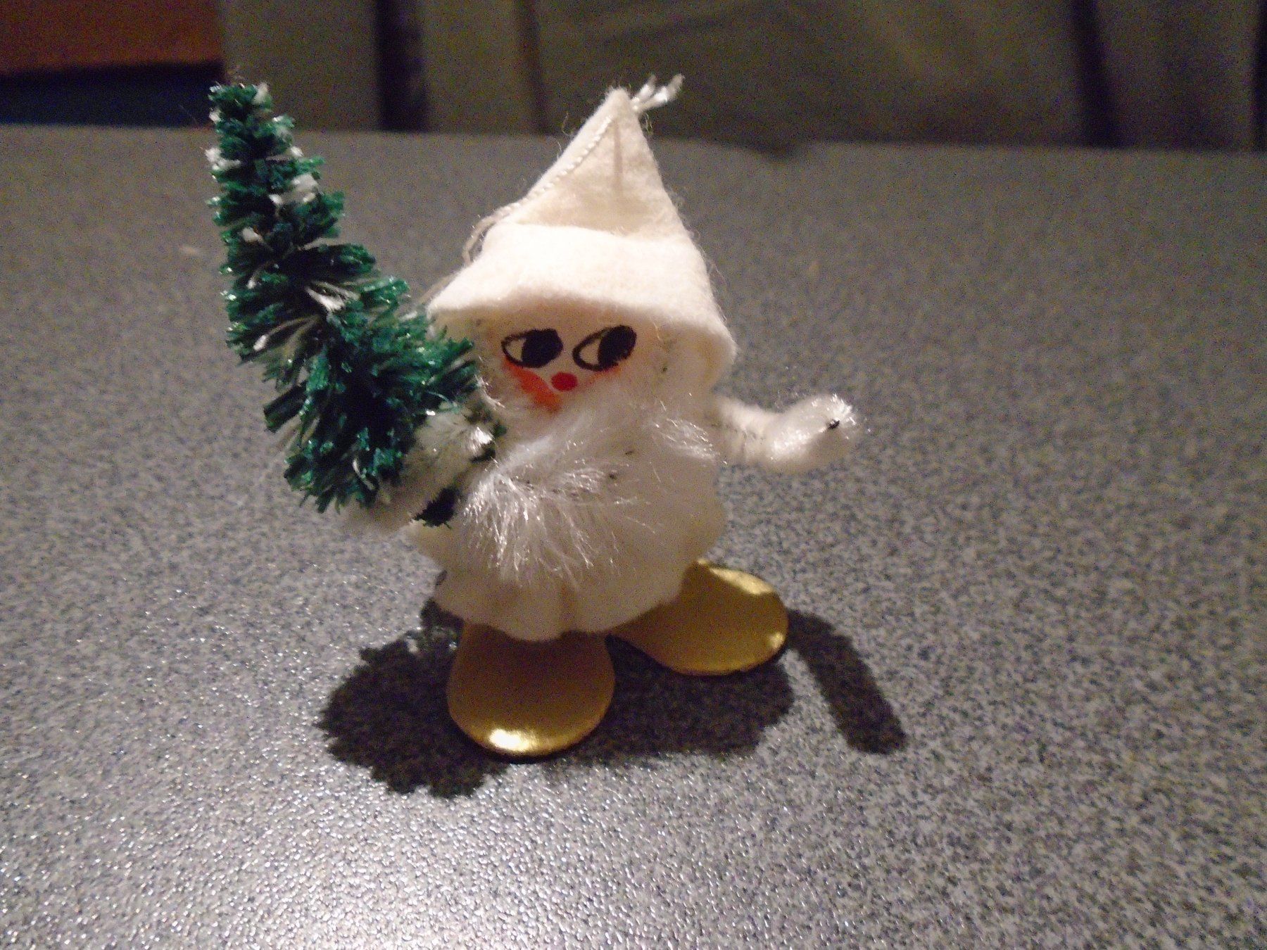 Tutte le decorazioni: Wichtel mit Christbaum, weiss – Usato da Zürich venduto da abraxas1291