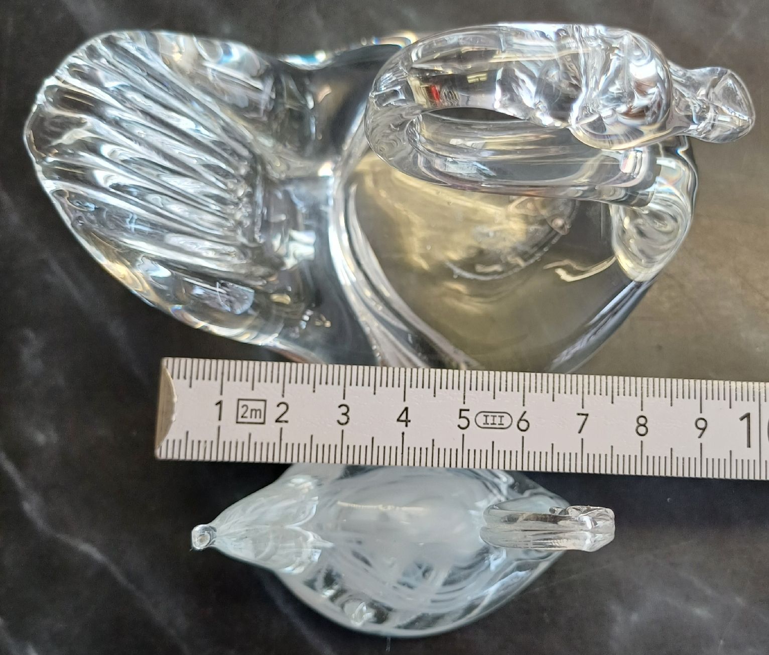 Statuette: Schwan aus Glas – Usato da Merenschwand venduto da Brockinell 6
