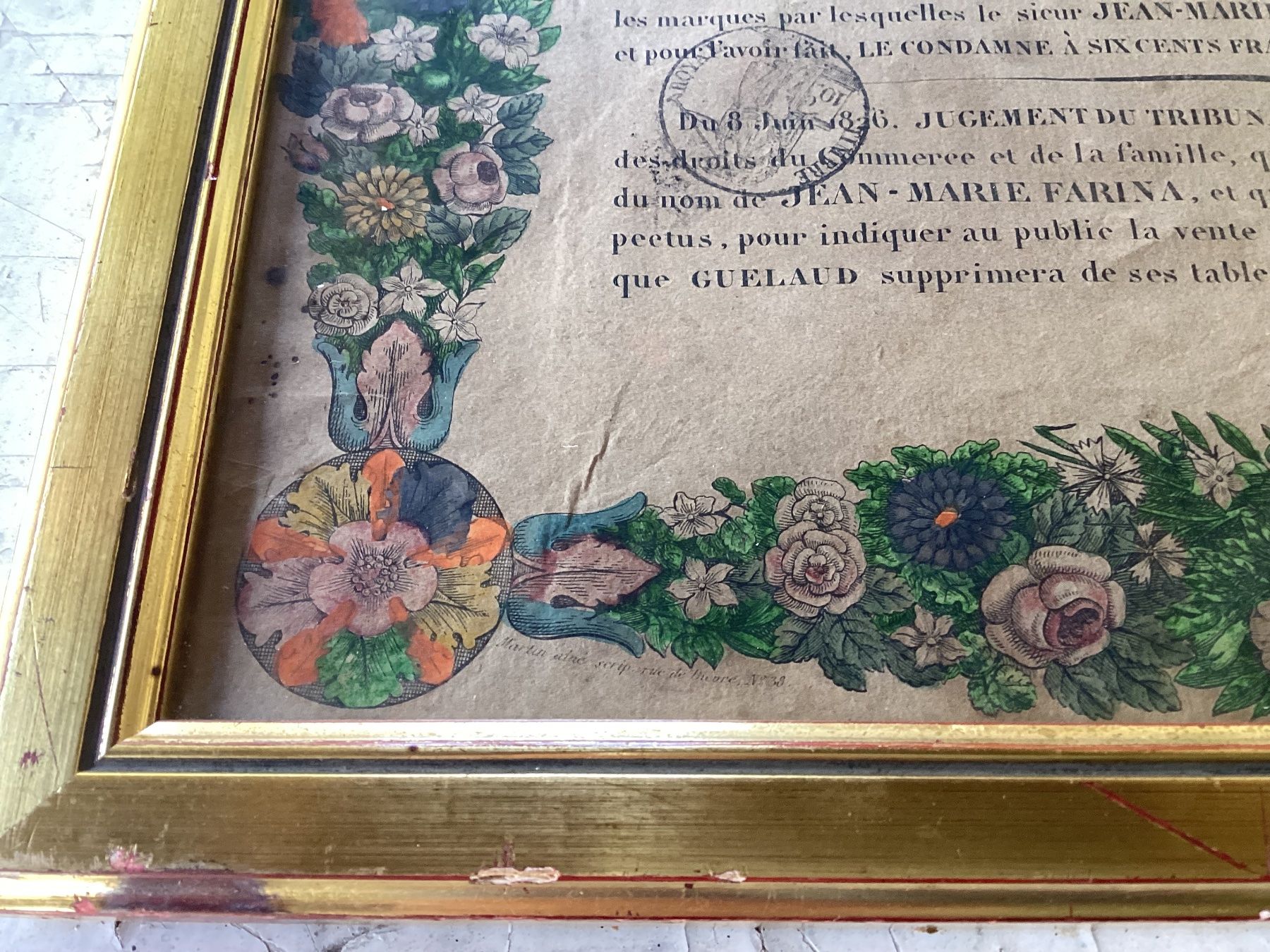 Foto & Immagini: Seltenes altes Plakat Eau de Cologne 19.Jh. – Usato da Eglisau venduto da mar_5rn2 8