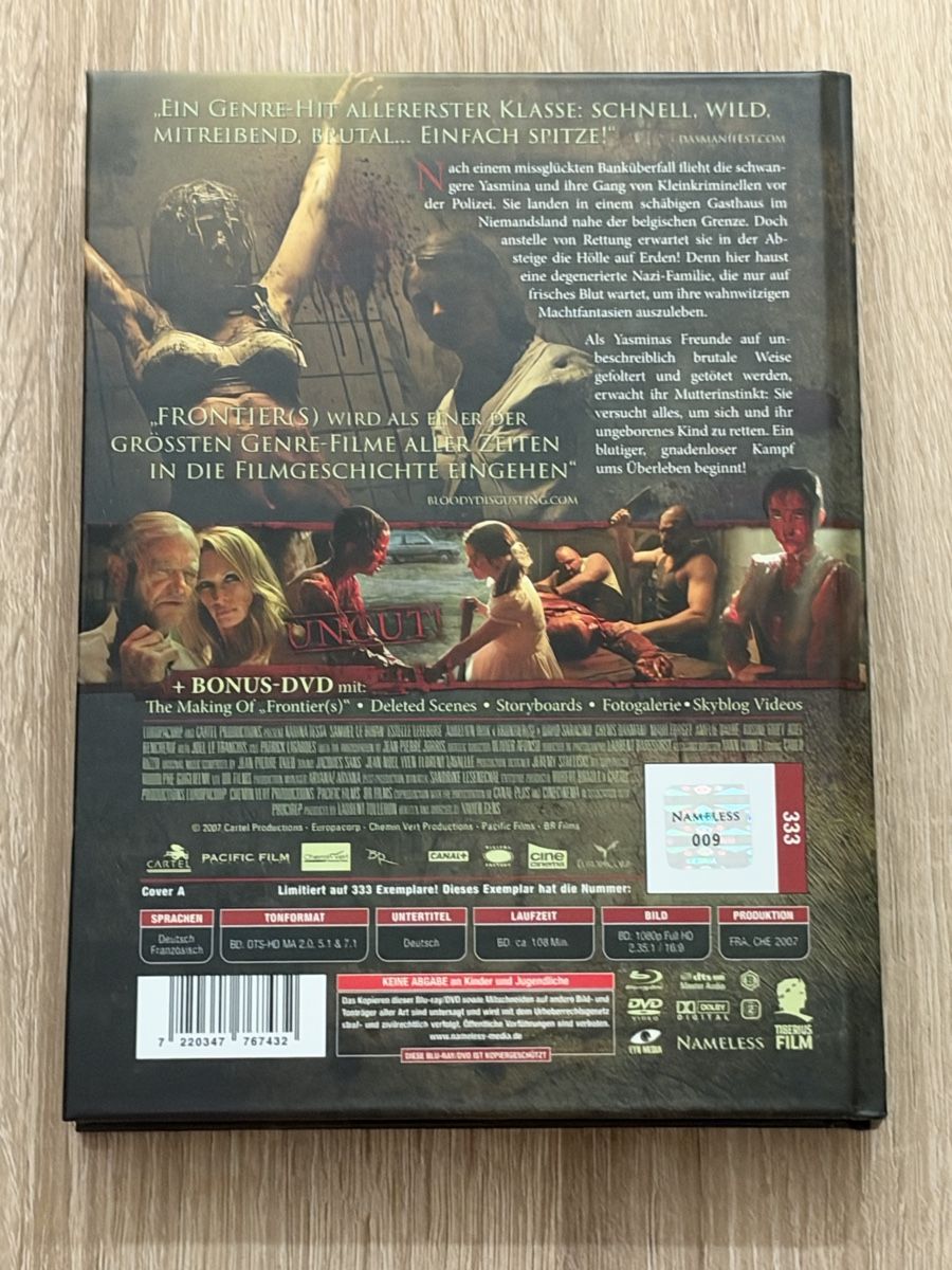 Tous les DVDs: Frontiers Mediabook – Neuf (Voir description) à Stein am Rhein par ricks0r 1